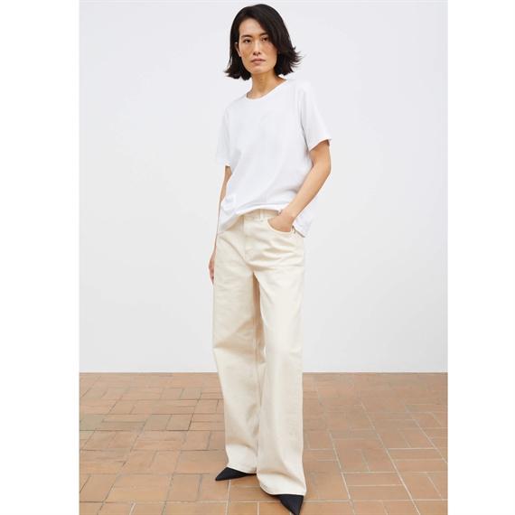 Skall Studio Willow Wide Jeans, Ecru